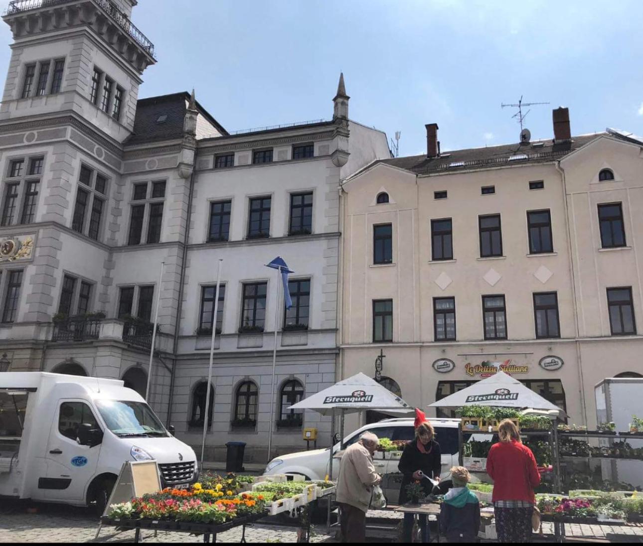 Ein Zimmer Wohnung Am Markt Oelsnitz  Eksteriør bilde